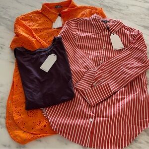 THREE NWT Universal Standard Tops / Sz 3XS (S)
